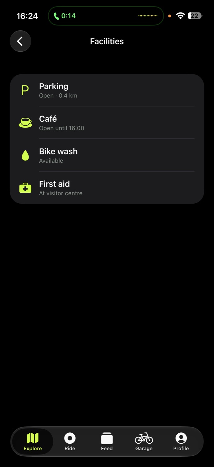 SHRD location facilities screen