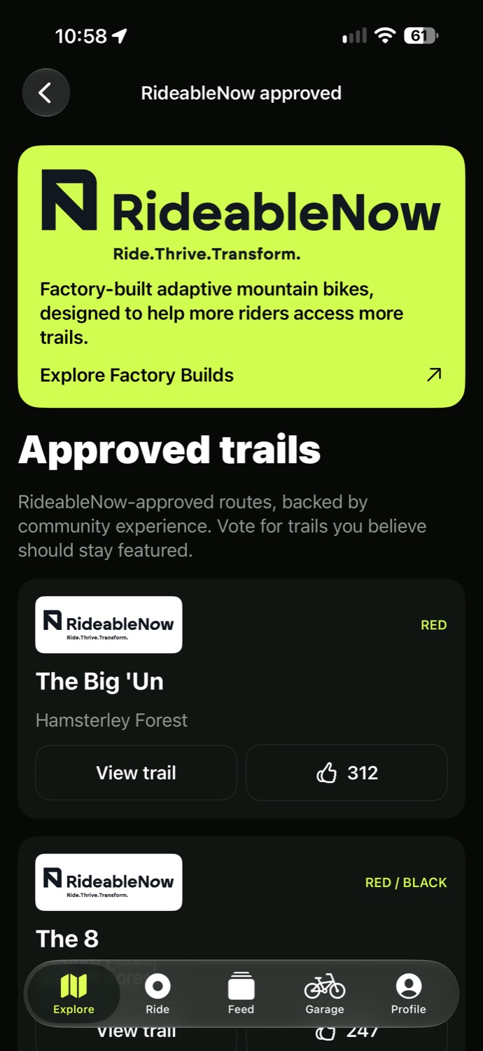 SHRD community screen